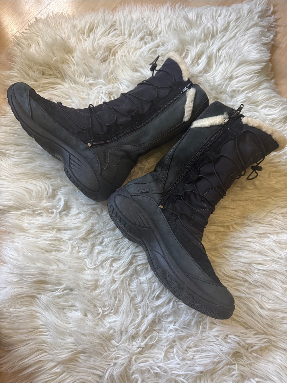 Merrell Encore Apex Black Waterproof Boots 9 - Picture 3 of 8